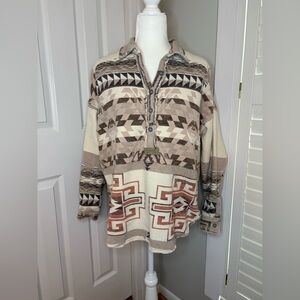We The Free Free People Arizona Southwestern Pullover small